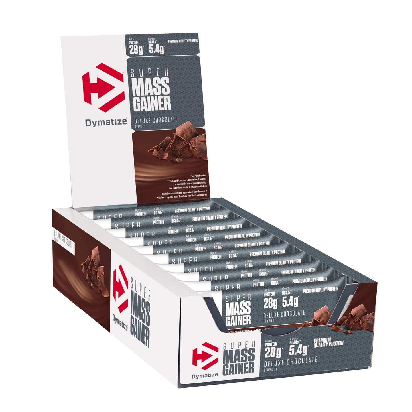 Dymatize Baltyminiai Batonėliai Super Mass Gainer Bar Box 10x90g