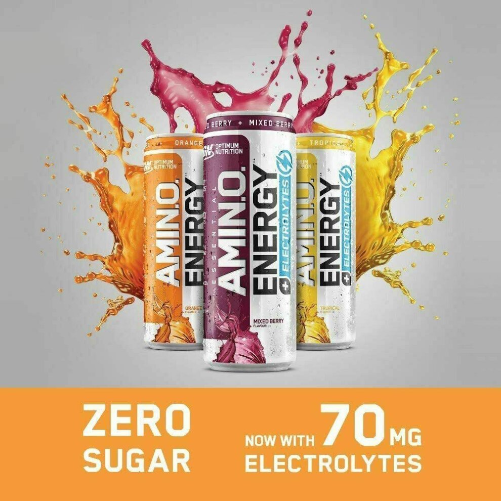 ON Amino energetinis gėrimas su elektrolitais 24 x 250ml