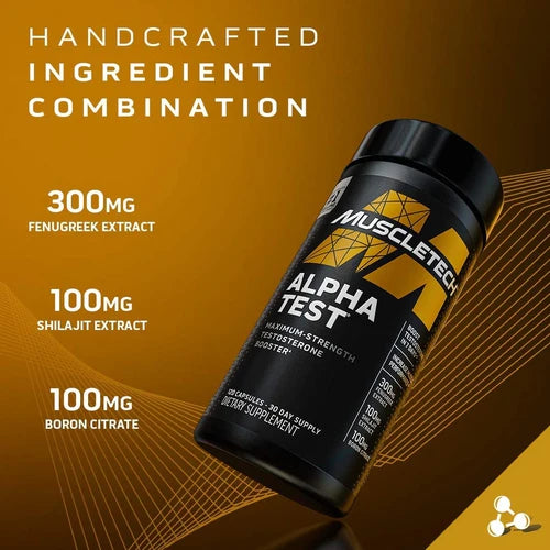 MuscleTech Alpha Test 120 kapsulių