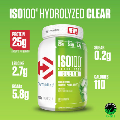 Dymatize  ISO 100 Hydrolyzed Clear Whey protein 900g