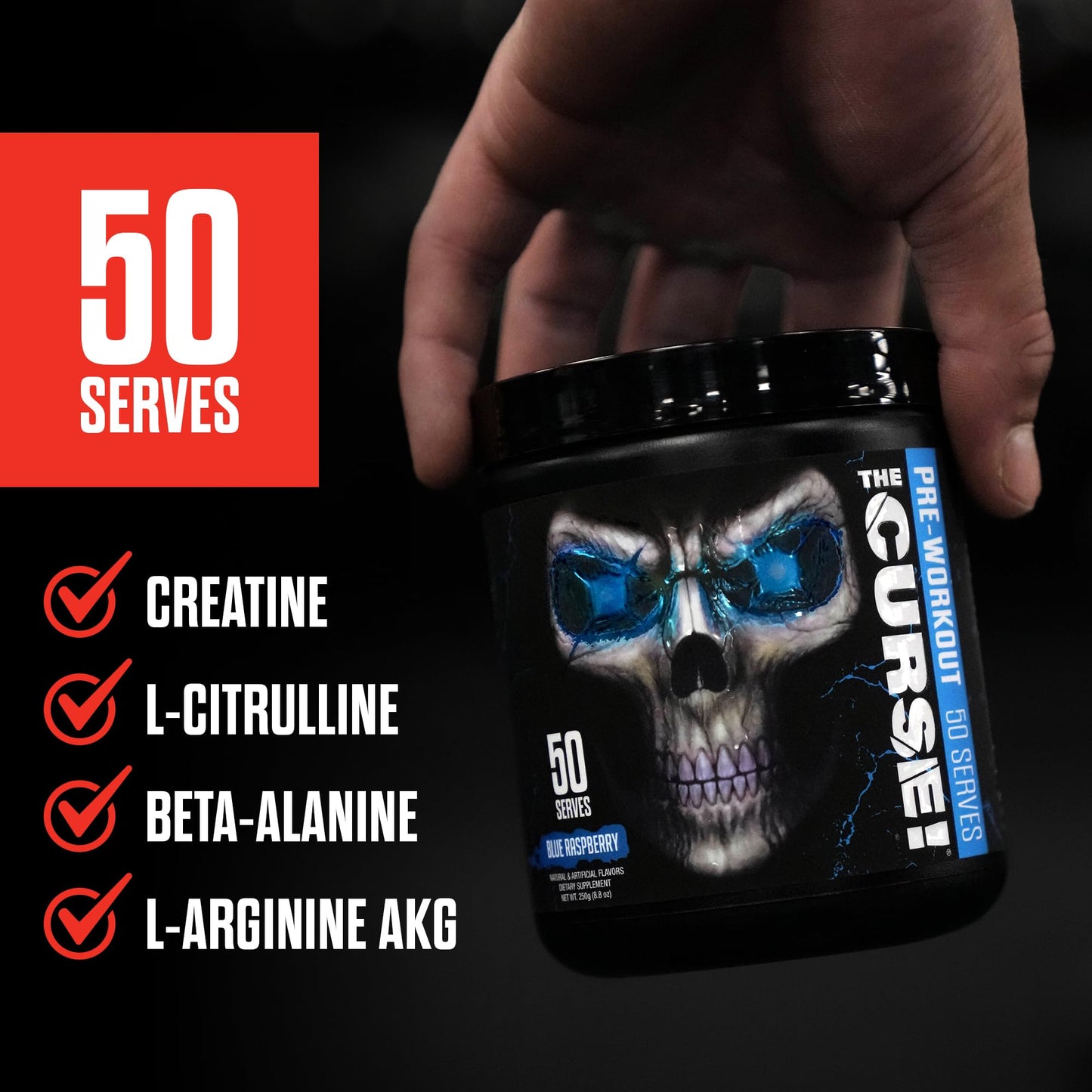 JNX Sports - The Curse! Pre-Workout 50 porcijų