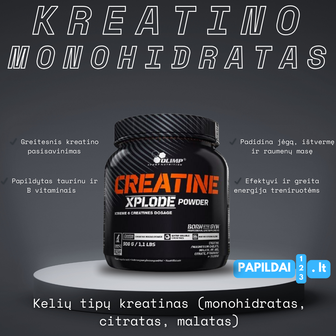 Olimp Creatine Xplode Milteliai 500g