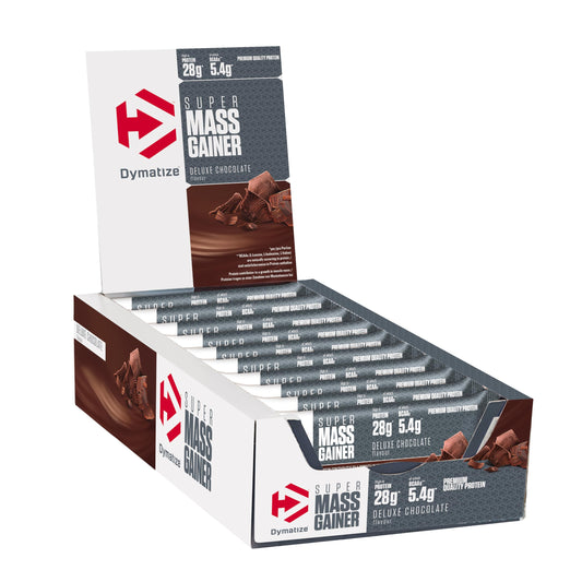 Dymatize Baltyminiai Batonėliai Super Mass Gainer Bar Box 10x90g
