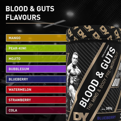 DY Prieštreniruotinis Stimuliantas Blood and Guts 380g