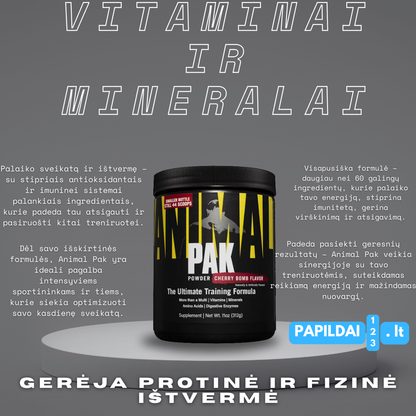 Universal Nutrition® Animal Pak Milteliai 340g
