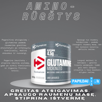 Dymatize Glutamine Powder 400g