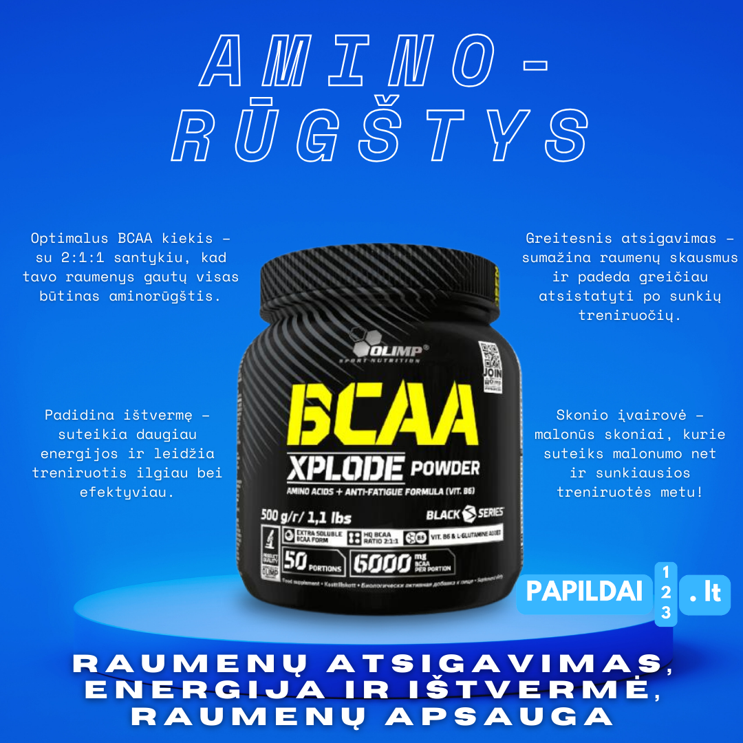 Olimp BCAA Xplode Milteliai 500g