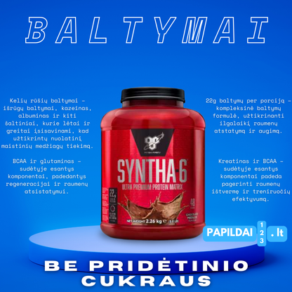 BSN Syntha Original-6 baltymai 2.26kg