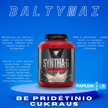 BSN Syntha Edge-6 baltymai 1.78kg - 1.92kg