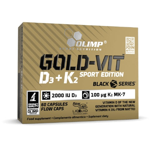 Olimp Gold-Vit D3+K2 Sport Edition Vitamins 60kaps.