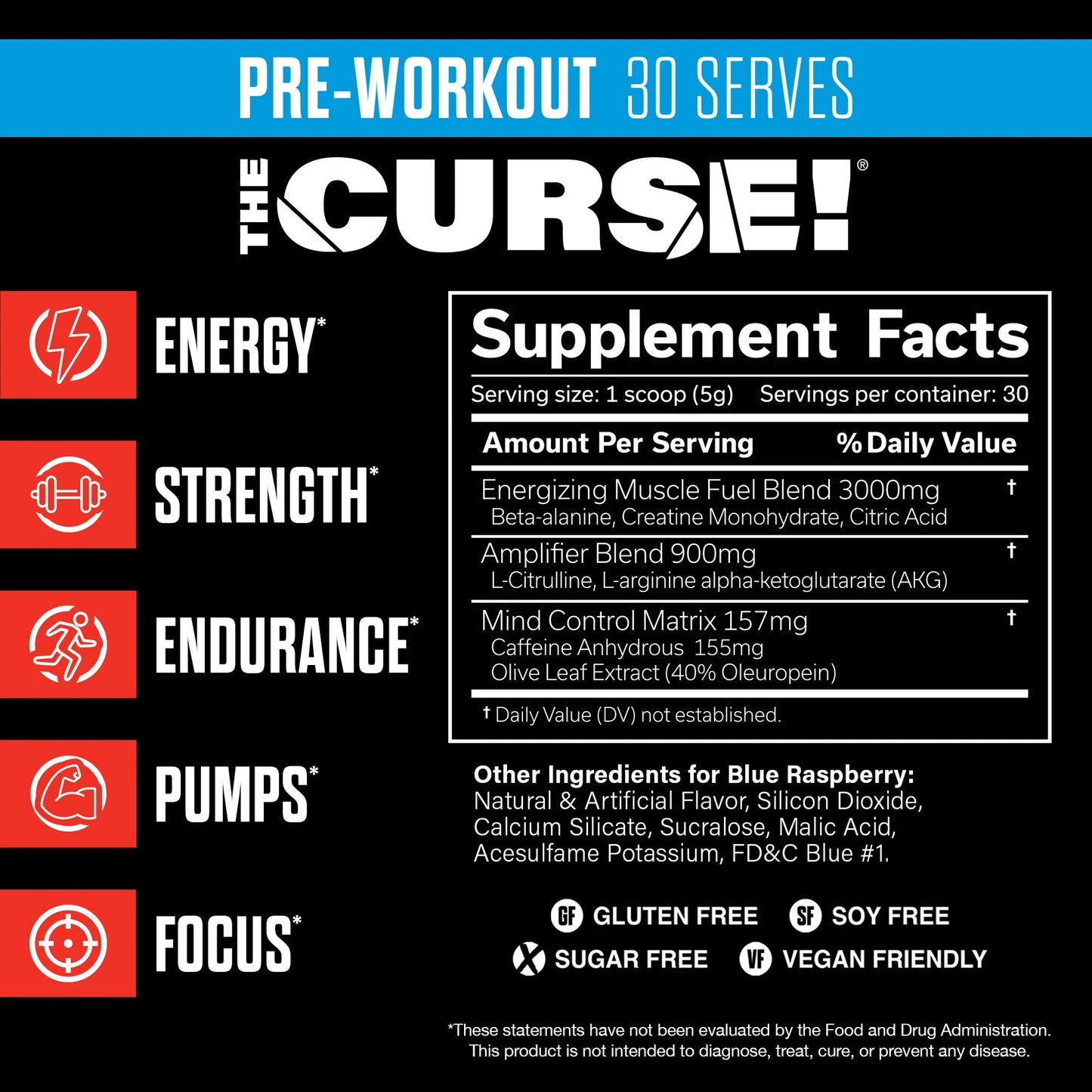 JNX Sports - The Curse! Pre-Workout 30 porcijų