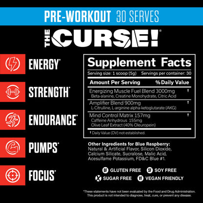 JNX Sports - The Curse! Pre-Workout 30 porcijų