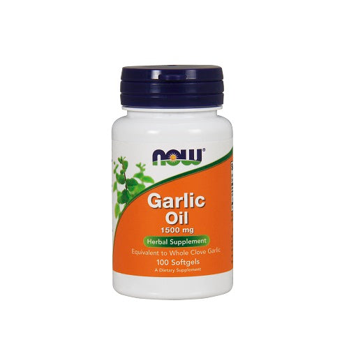 NOW Garlic Oil 1500mg 100 Soft Gels
