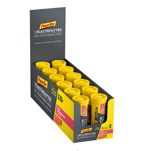 PowerBar 5 Electrolytes Tirpios Tabletės 12 x 10 tabs.