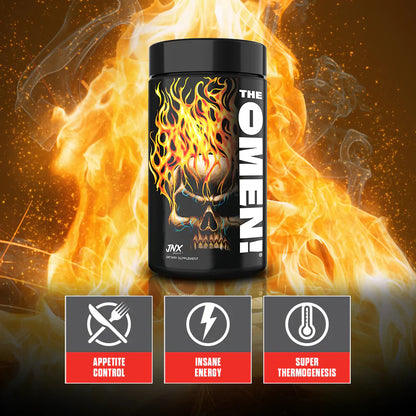 JNX Sports The Omen - Fat Burner 50 porcijų