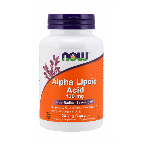 NOW Alpha Lipoic Acid 100mg 120 Veg. Capsules